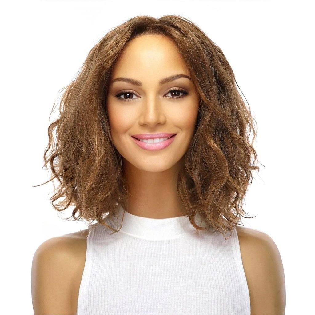 12" Divine Luxe Lace Top Wig #18 Warm Dark Blonde Wavy