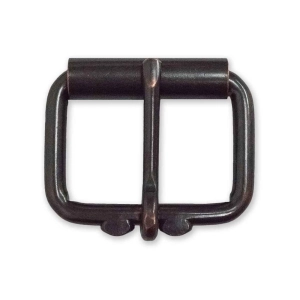 1.5" Distressed Bronze #3 Roller Buckle