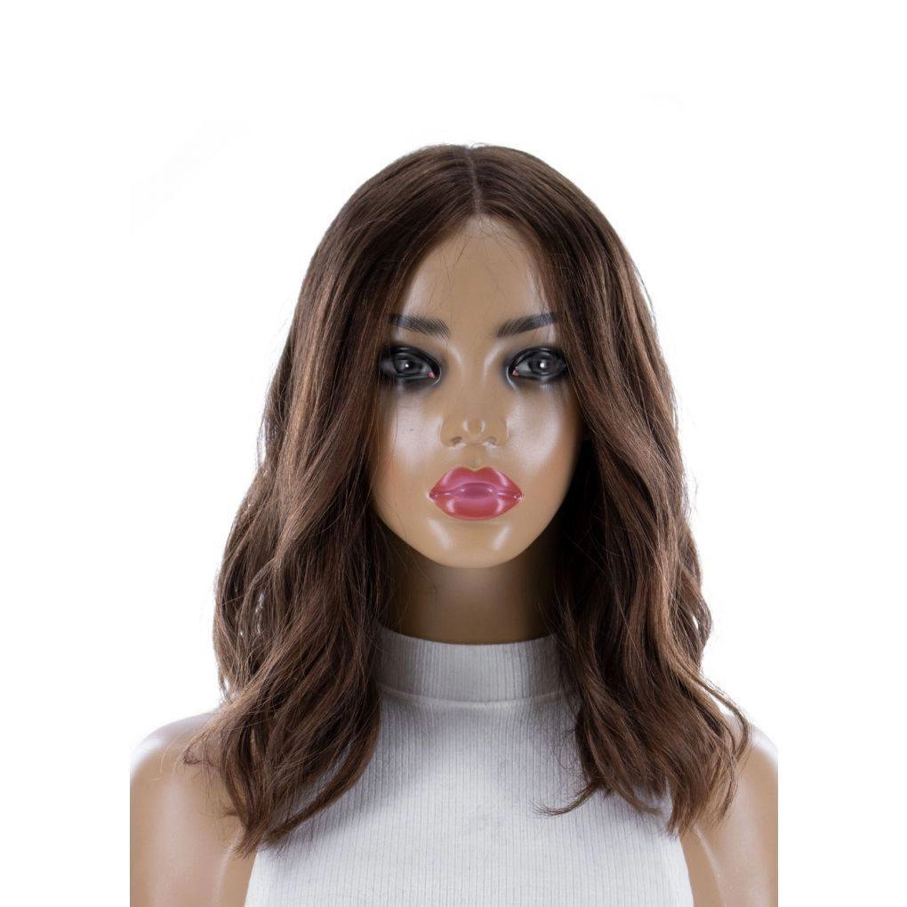 16" Divine Luxe Lace Top Wig #8 Warm Medium Brown