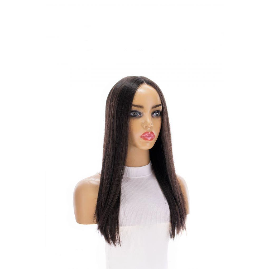 20" Divine Luxe Lace Top Topper #1B Black