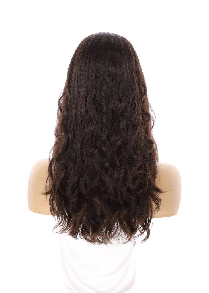 20" Divine Luxe Lace Top Wig #1B Black Wavy