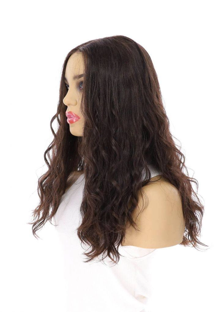 20" Divine Luxe Lace Top Wig #1B Black Wavy