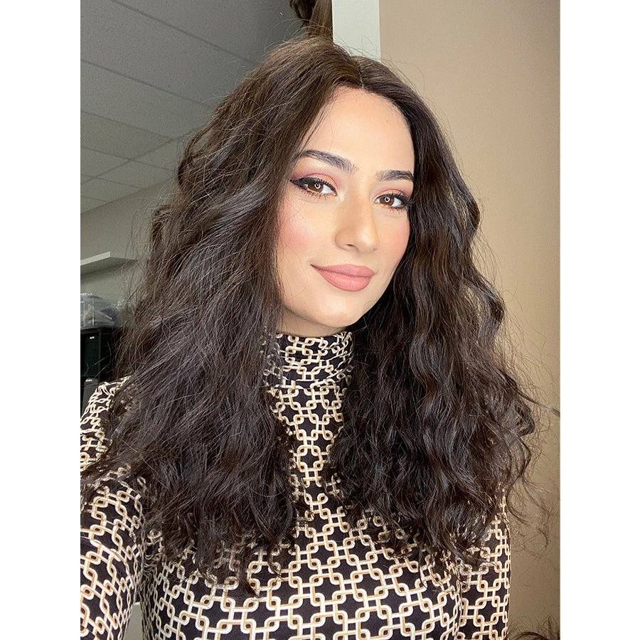 20" Divine Luxe Lace Top Wig #4 Dark Brown Wavy