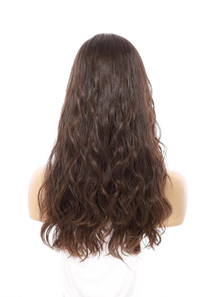20" Divine Luxe Lace Top Wig #4 Dark Brown Wavy