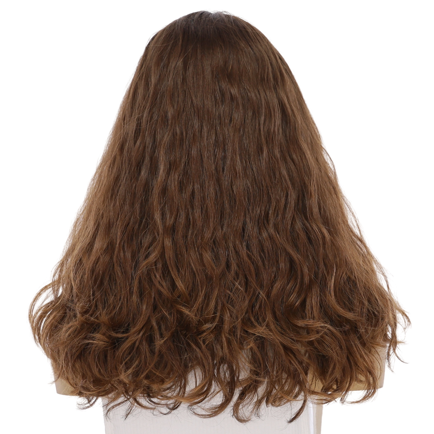 20" Divine Luxe Lace Top Wig #8 Warm Medium Brown Wavy