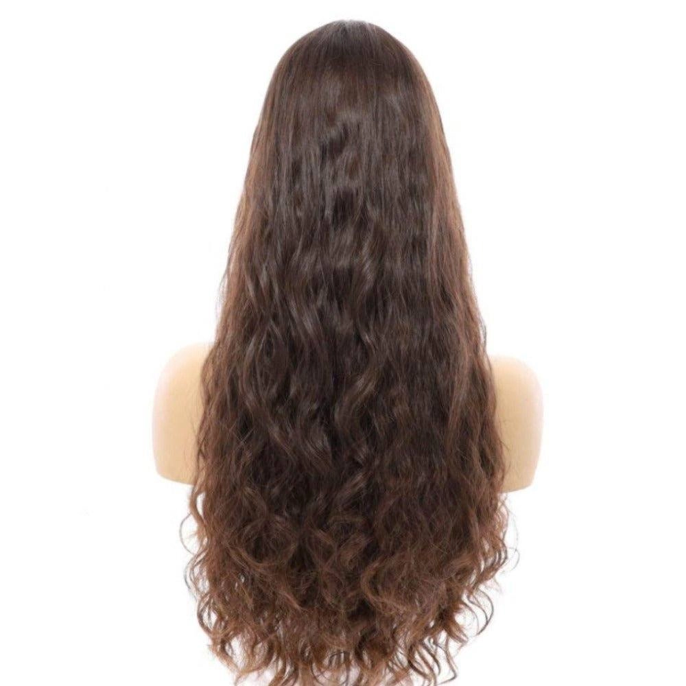 26" Divine Luxe Lace Top Wig #4 Dark Brown Wavy