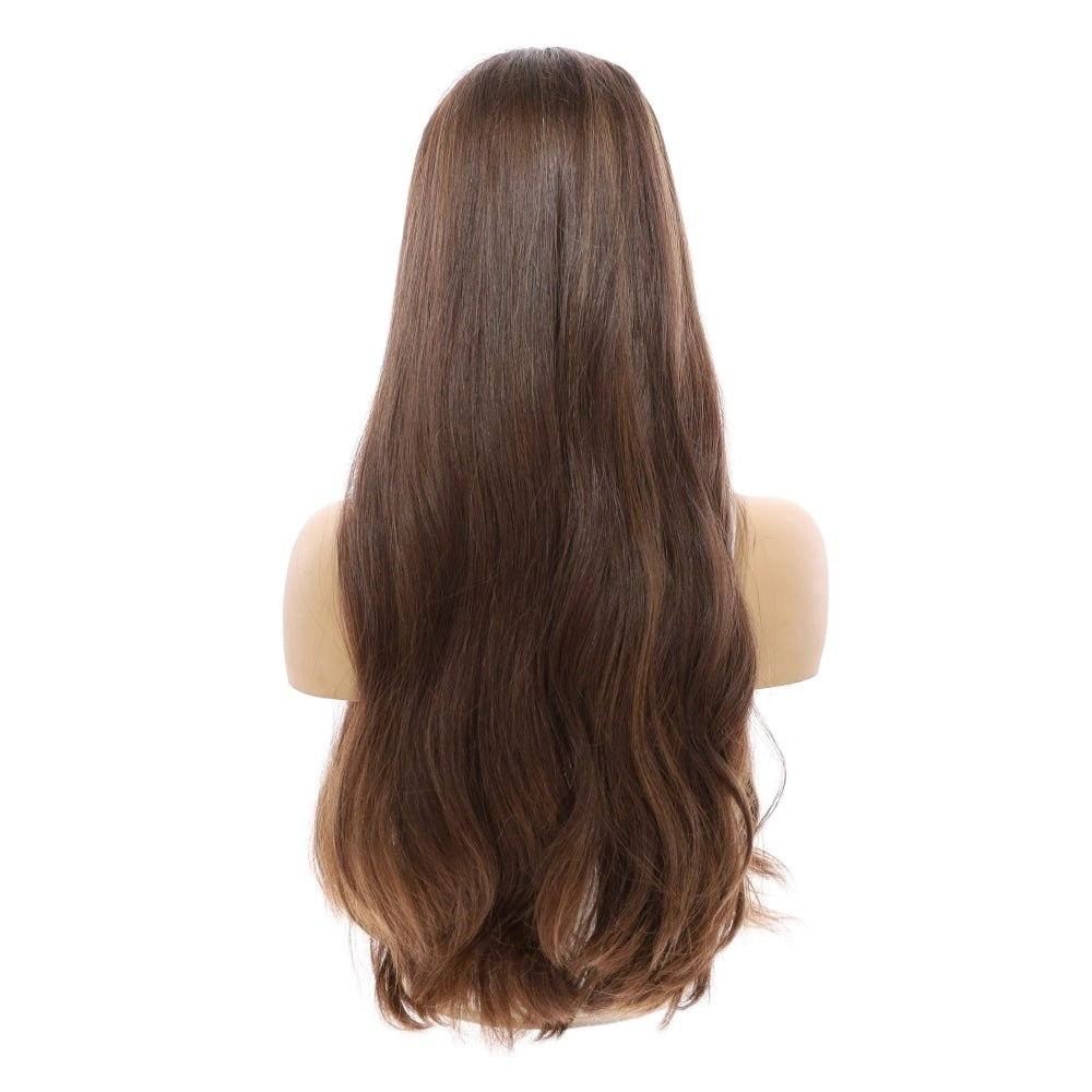 26" Divine Luxe Lace Top Wig #Medium Brown