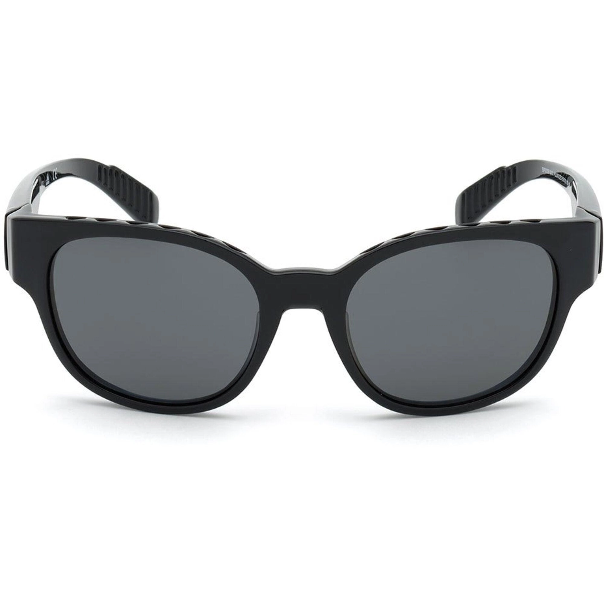 Adidas Unisex Sunglasses - Full Rim Frame Smoke Polarized Lens | ADIDAS SP0009 01D