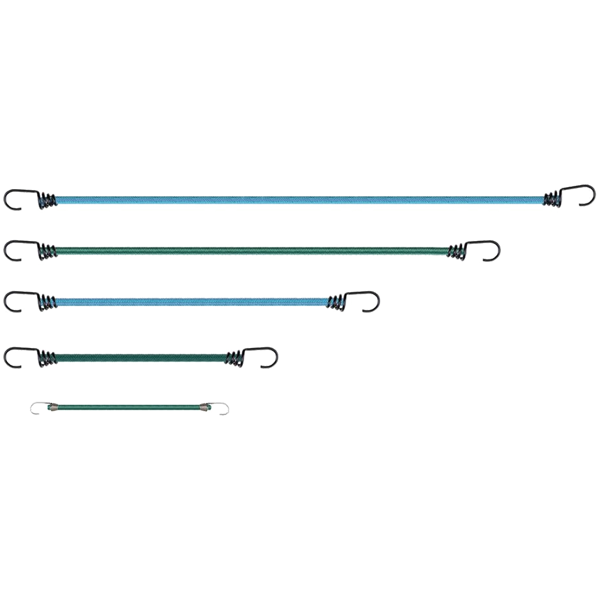 Assorted Bungee Cords - 12 Pack