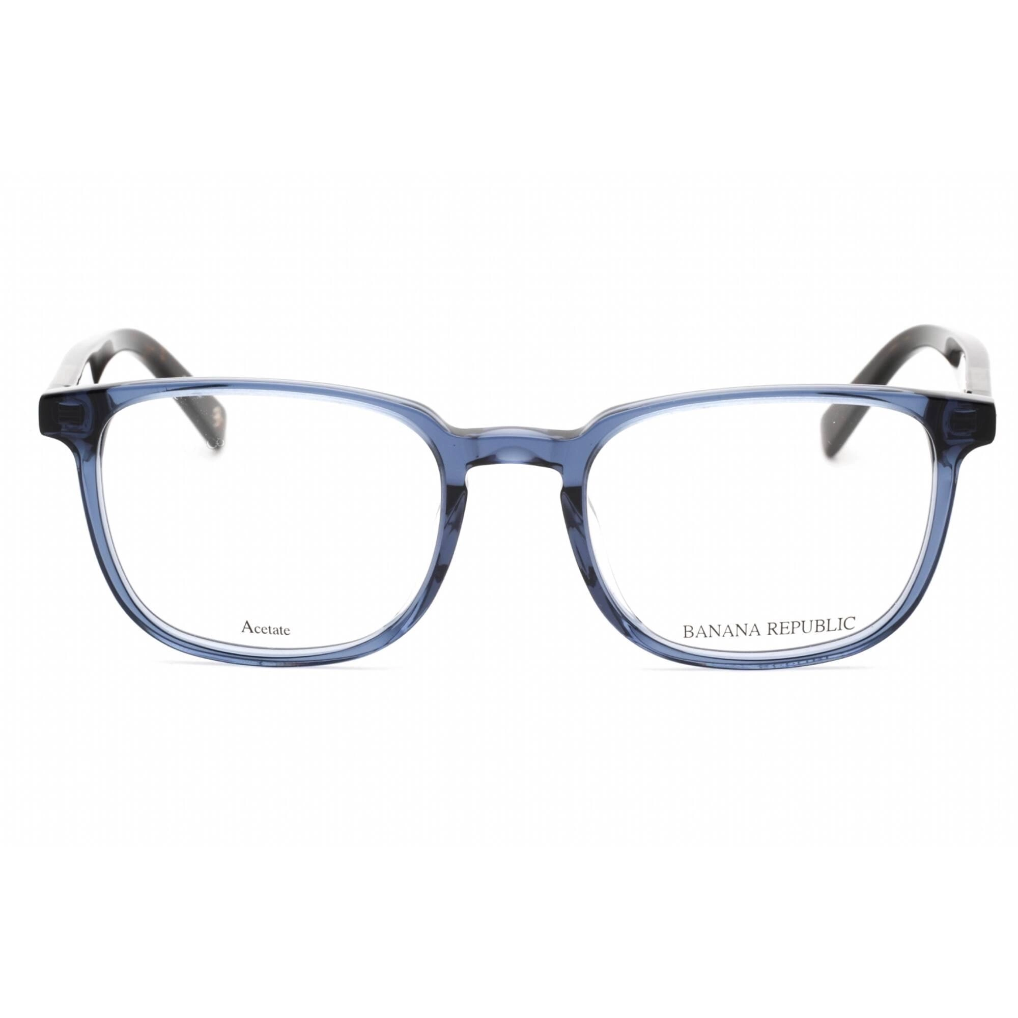 Banana Republic Men's Eyeglasses - Blue Crystal Plastic Square Frame | BR 105 0OXZ 00