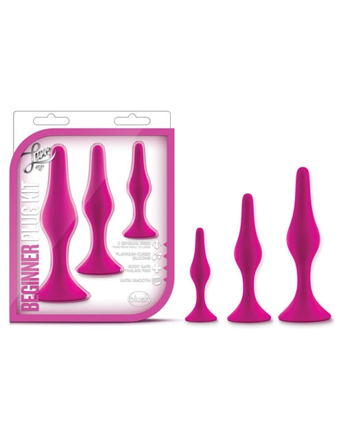 Blush Luxe Beginner Butt Plug Kit