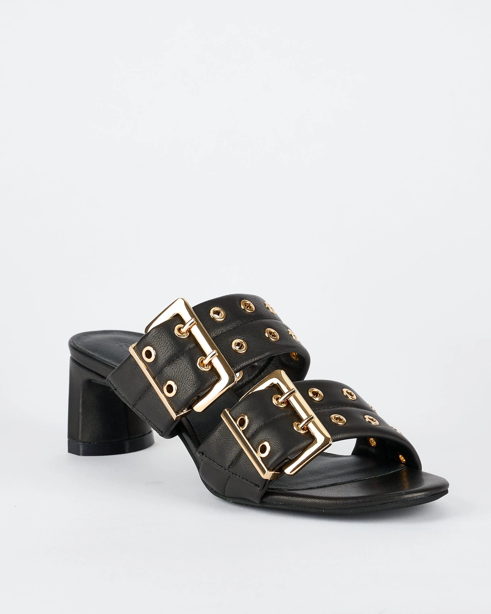 Bowery Heel Black/Gold