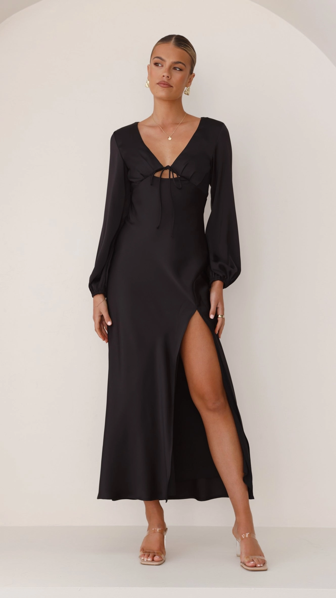 Brigitte Maxi Dress - Black