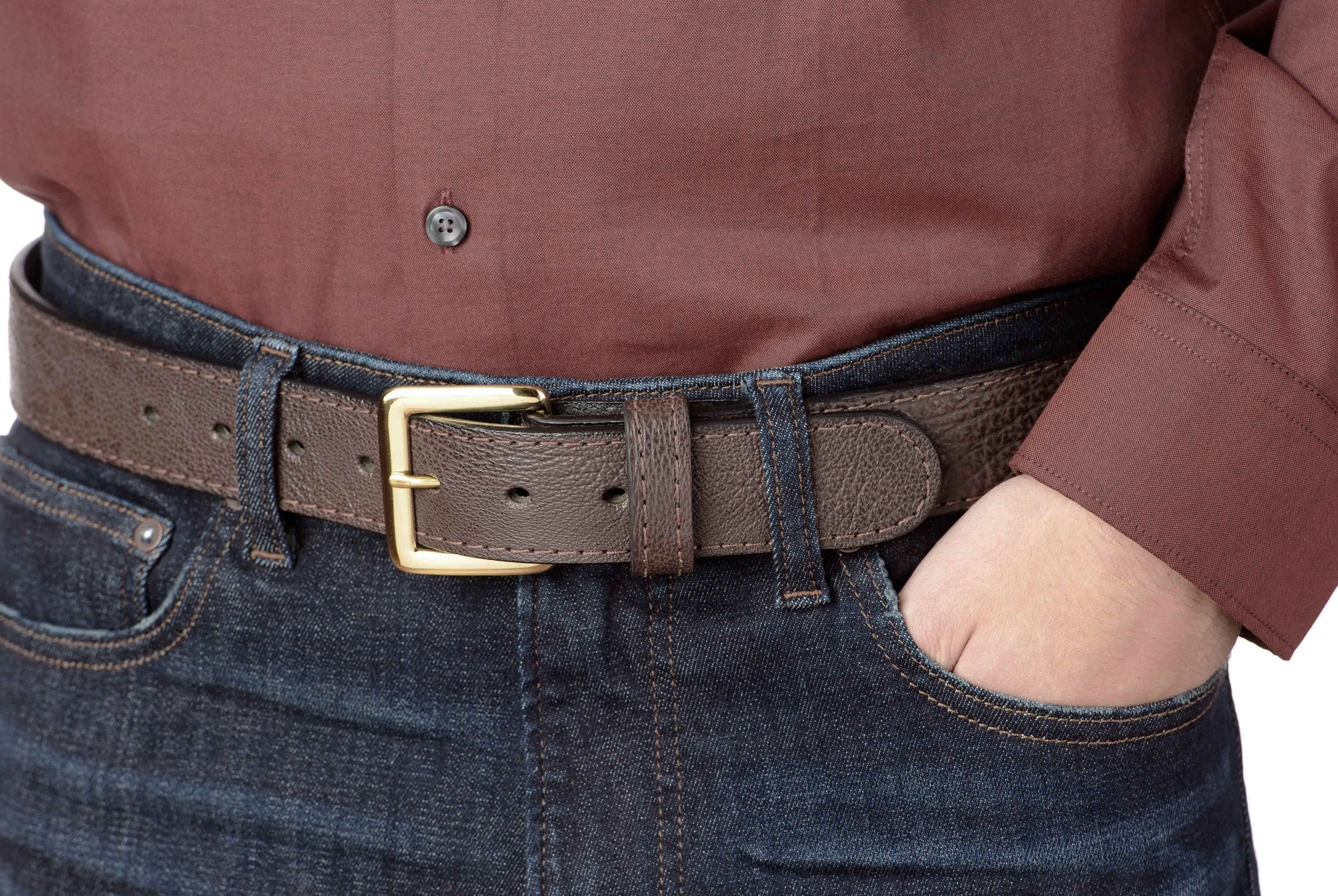 Brown Shark Money Belt With 25" Zipper 1.50" Wide