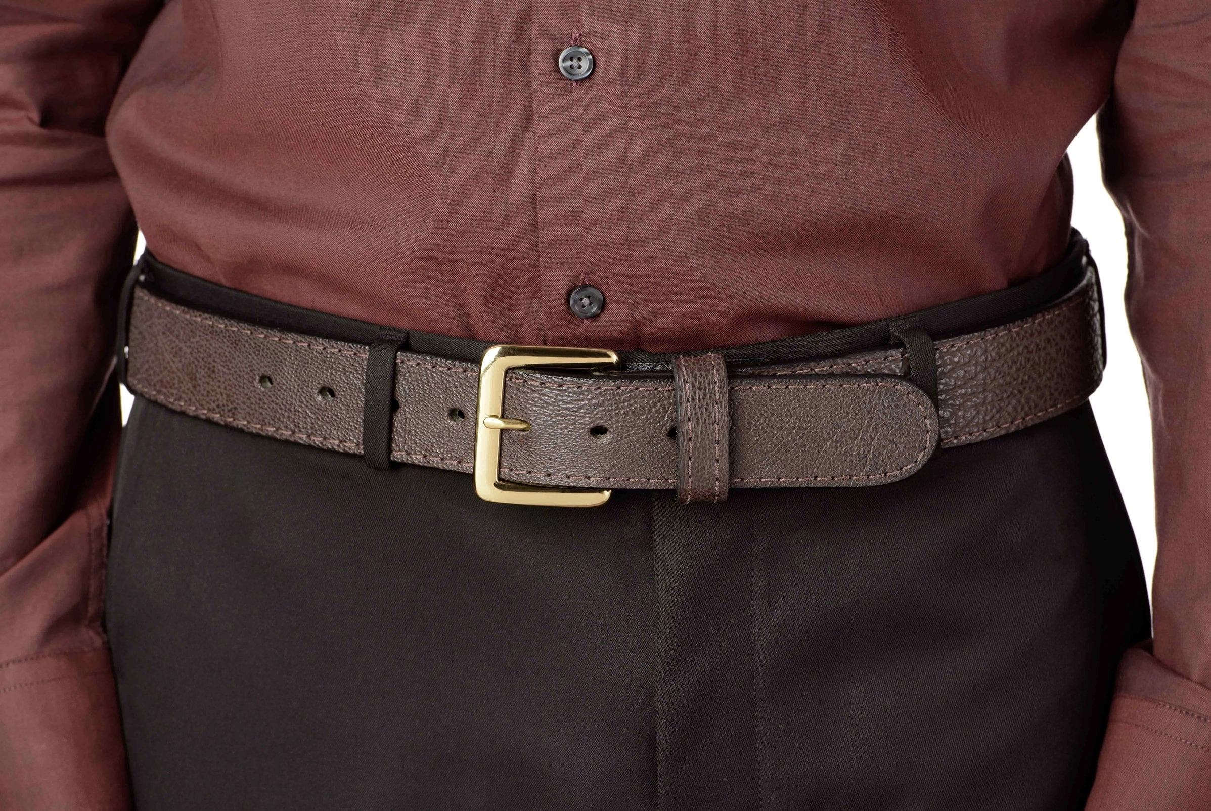 Brown Shark Money Belt With 25" Zipper 1.50" Wide