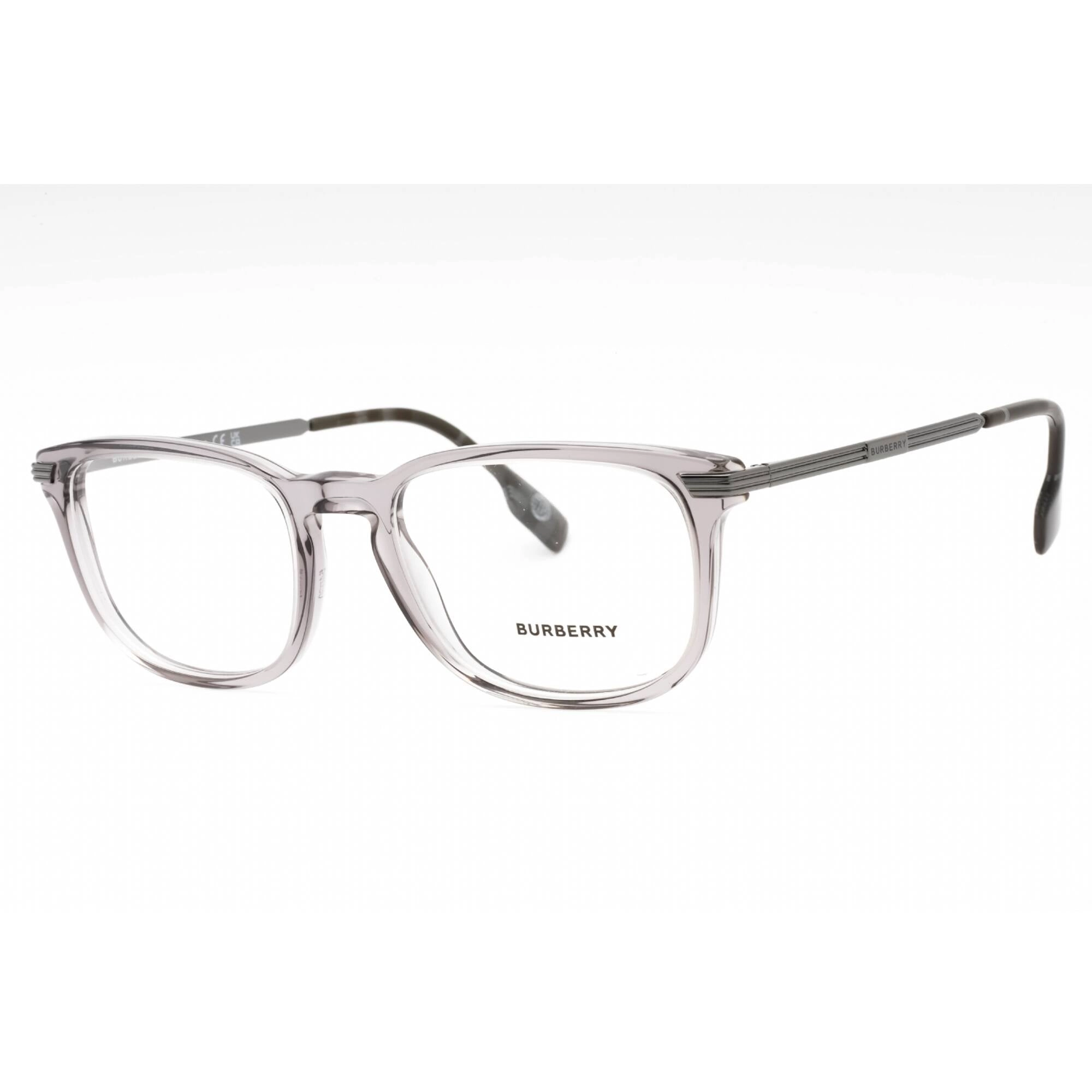 Burberry Men's Eyeglasses - Grey Plastic Full Rim Rectangular Frame | 0BE2369 4021