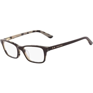 Calvin Klein Unisex Eyeglasses - Brown Cream Tortoise Frame | CALVIN KLEIN CK18541 212