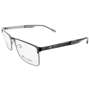 Champion Men's Eyeglasses - Demo Lens Gunmetal Rectangular Metal Frame | CU1022UF C01