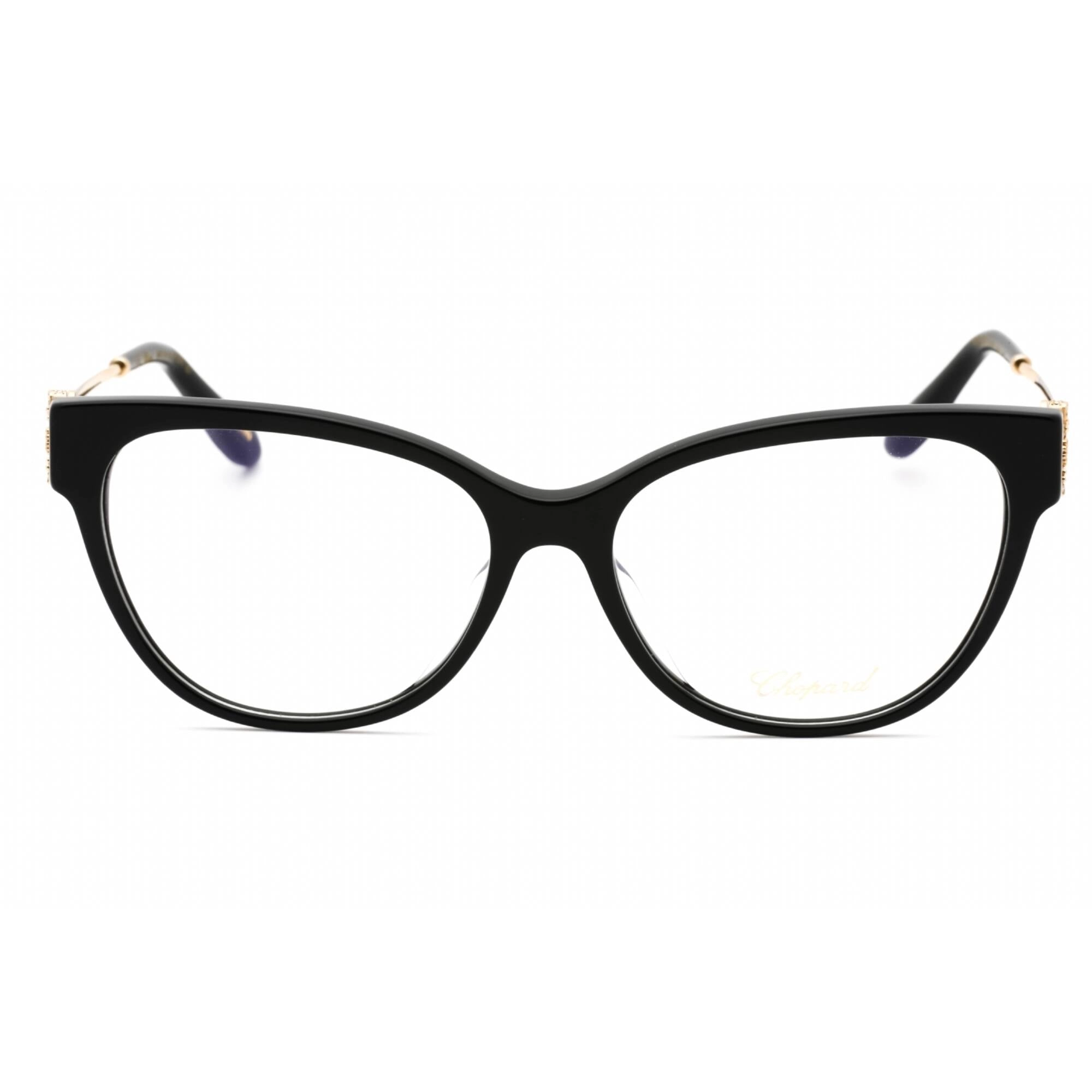 Chopard Women's Eyeglasses - Shiny Black Plastic Cat Eye Full Rim Frame | VCH325S 0700