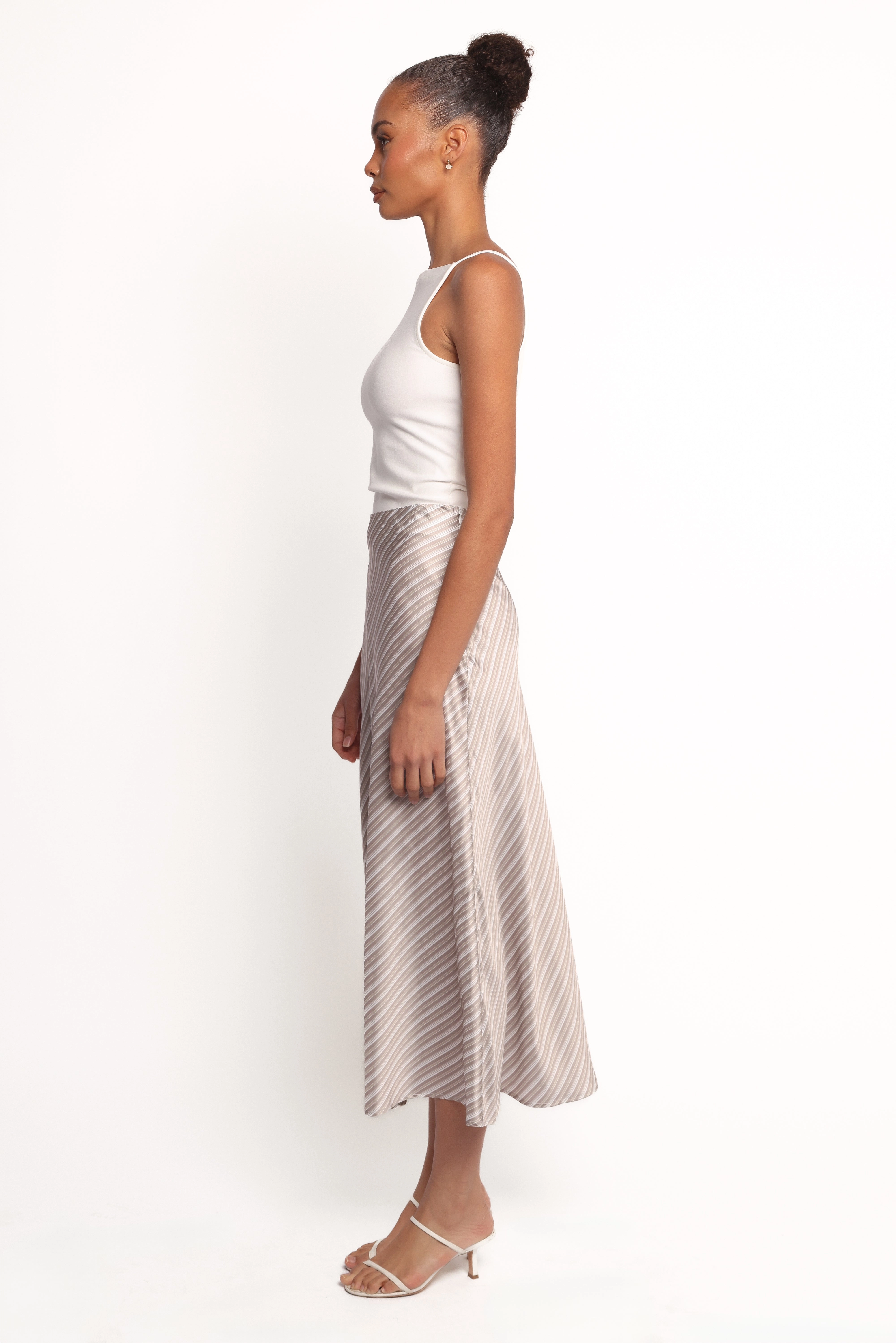 Corrina Midi Skirt - Stripe