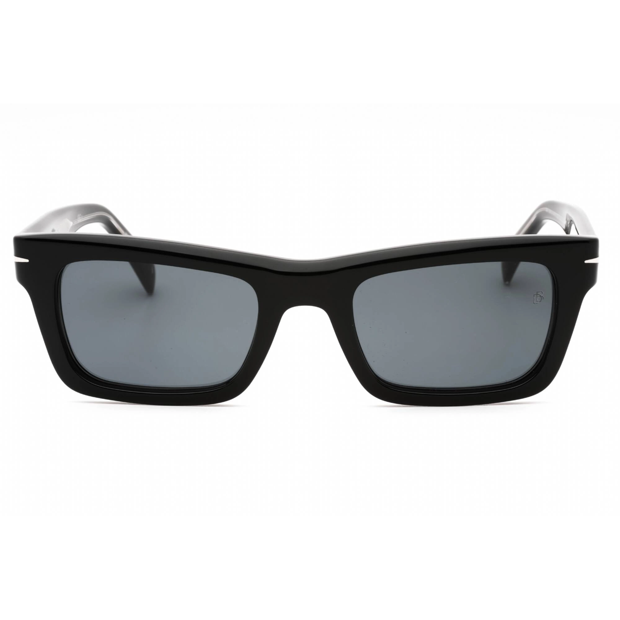 David Beckham Men's Sunglasses - Black Rectangular Full Rim Frame | DB 7091/S 0807 IR