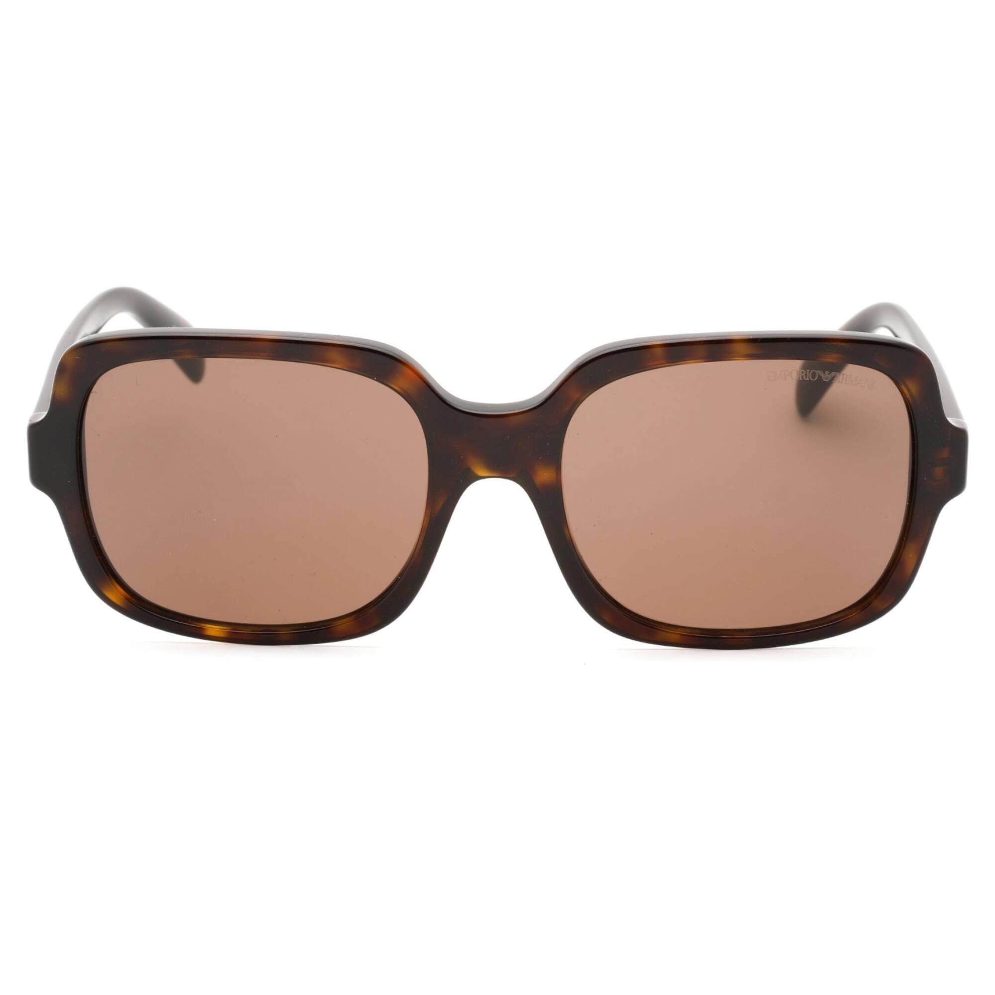 Emporio Armani Women's Sunglasses - Shiny Havana Square Full Rim | 0EA4195 502673