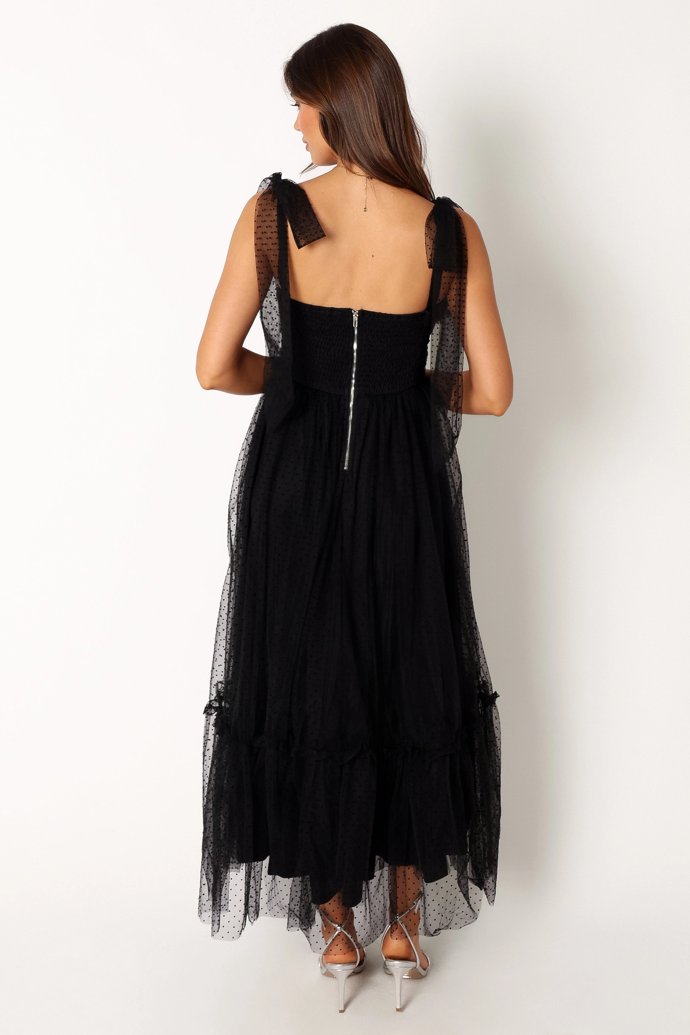 Floret Midi Dress - Black