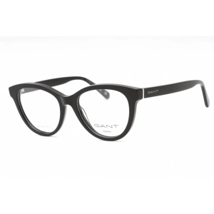 Gant Women's Eyeglasses - Shiny Black Plastic Cat Eye Full Rim 50mm Frame | GA4153 001