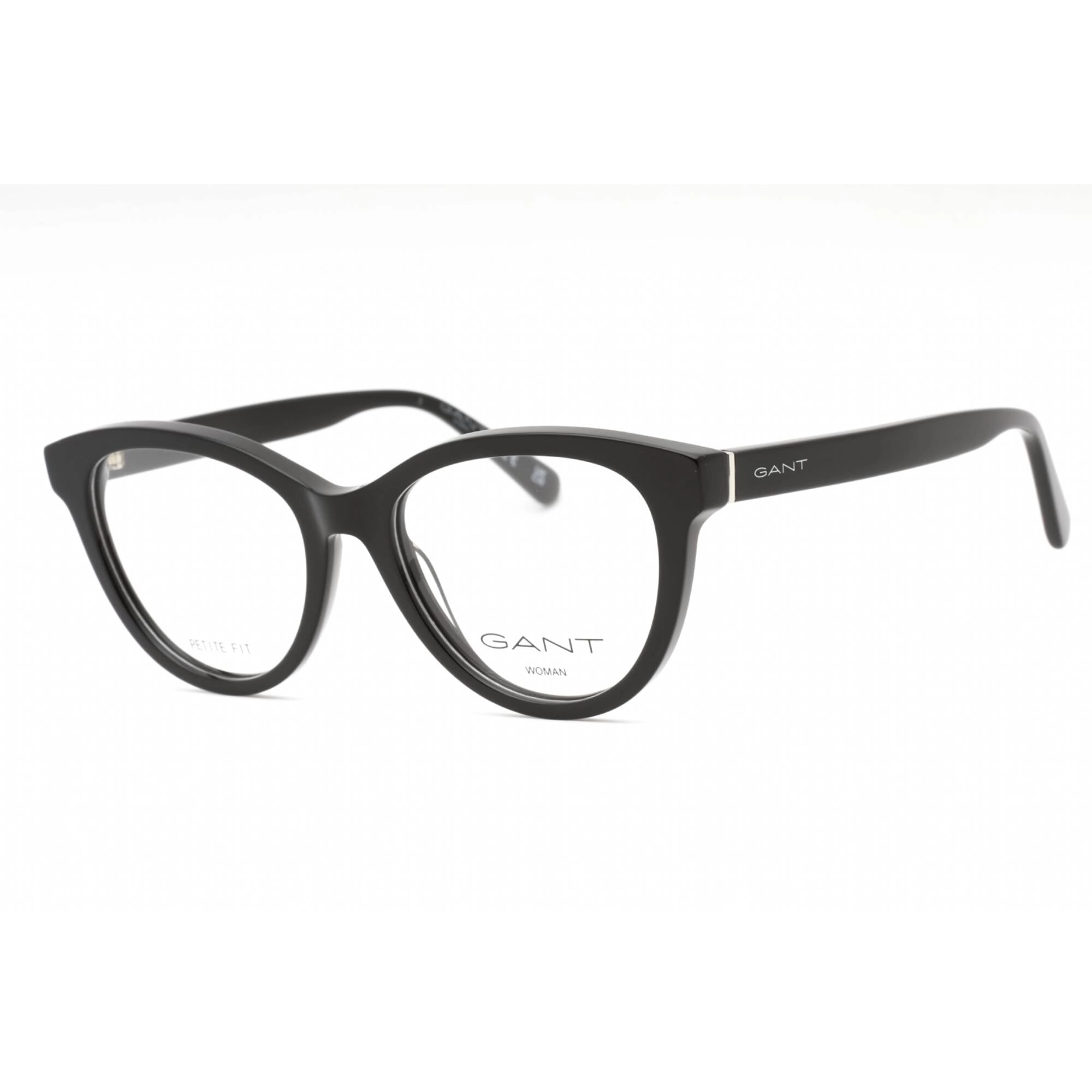 Gant Women's Eyeglasses - Shiny Black Plastic Cat Eye Full Rim 50mm Frame | GA4153 001