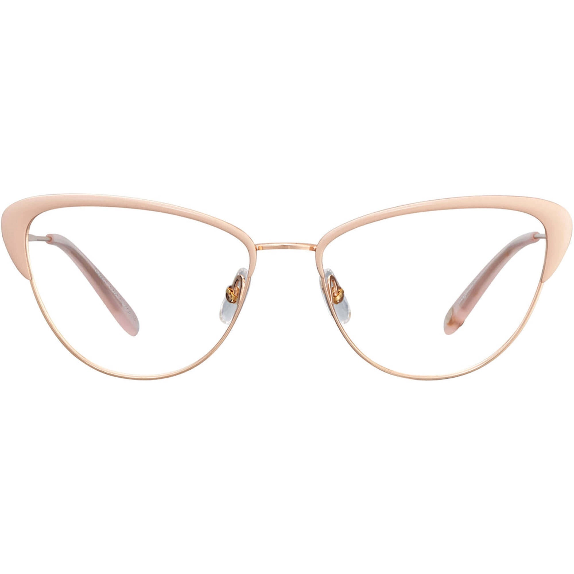 Garrett Leight Women's Eyeglasses - Rose Gold-Pink Blush Cat Eye Frame | VISTA RG-PBL