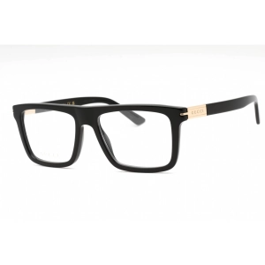 Gucci Men's Eyeglasses - Black Rectangular Full Rim Frame Clear Lens | GG1504O 005