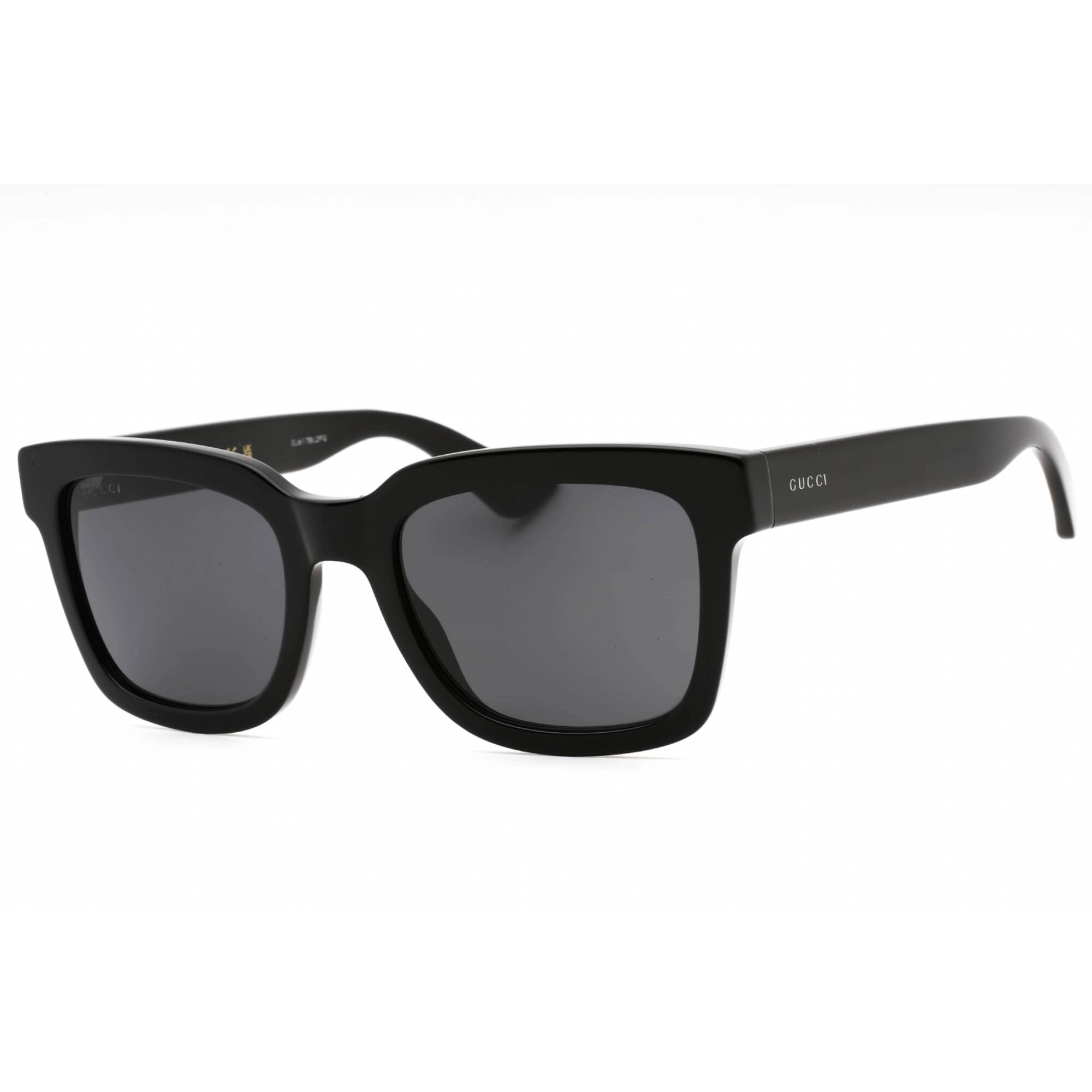 Gucci Men's Sunglasses - Black Acetate Full Rim Square Frame Smoke Lens | GG0001SN 001
