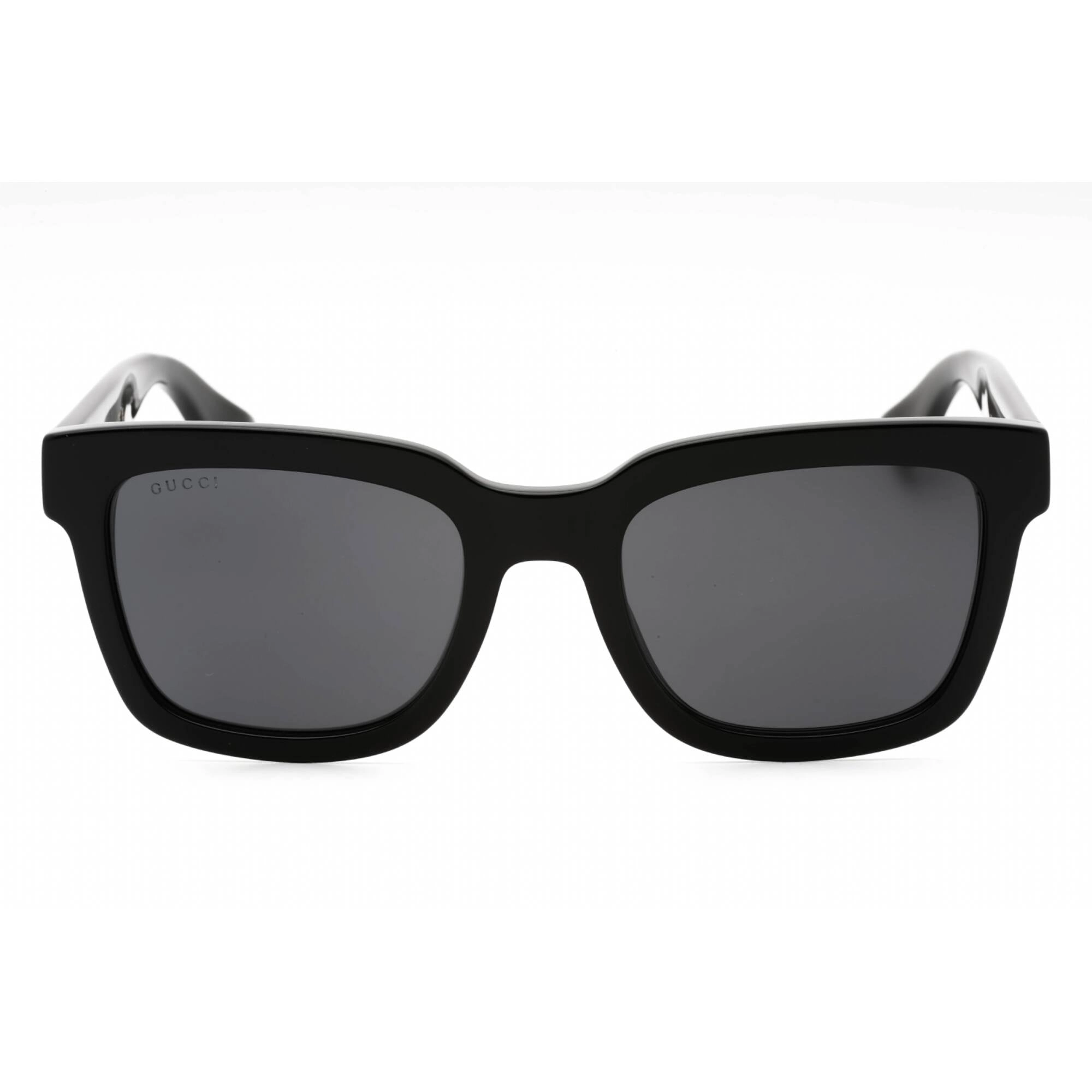 Gucci Men's Sunglasses - Black Acetate Full Rim Square Frame Smoke Lens | GG0001SN 001
