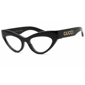 Gucci Women's Eyeglasses - Black Cat Eye Full Rim Plastic Frame | GG1295O 001