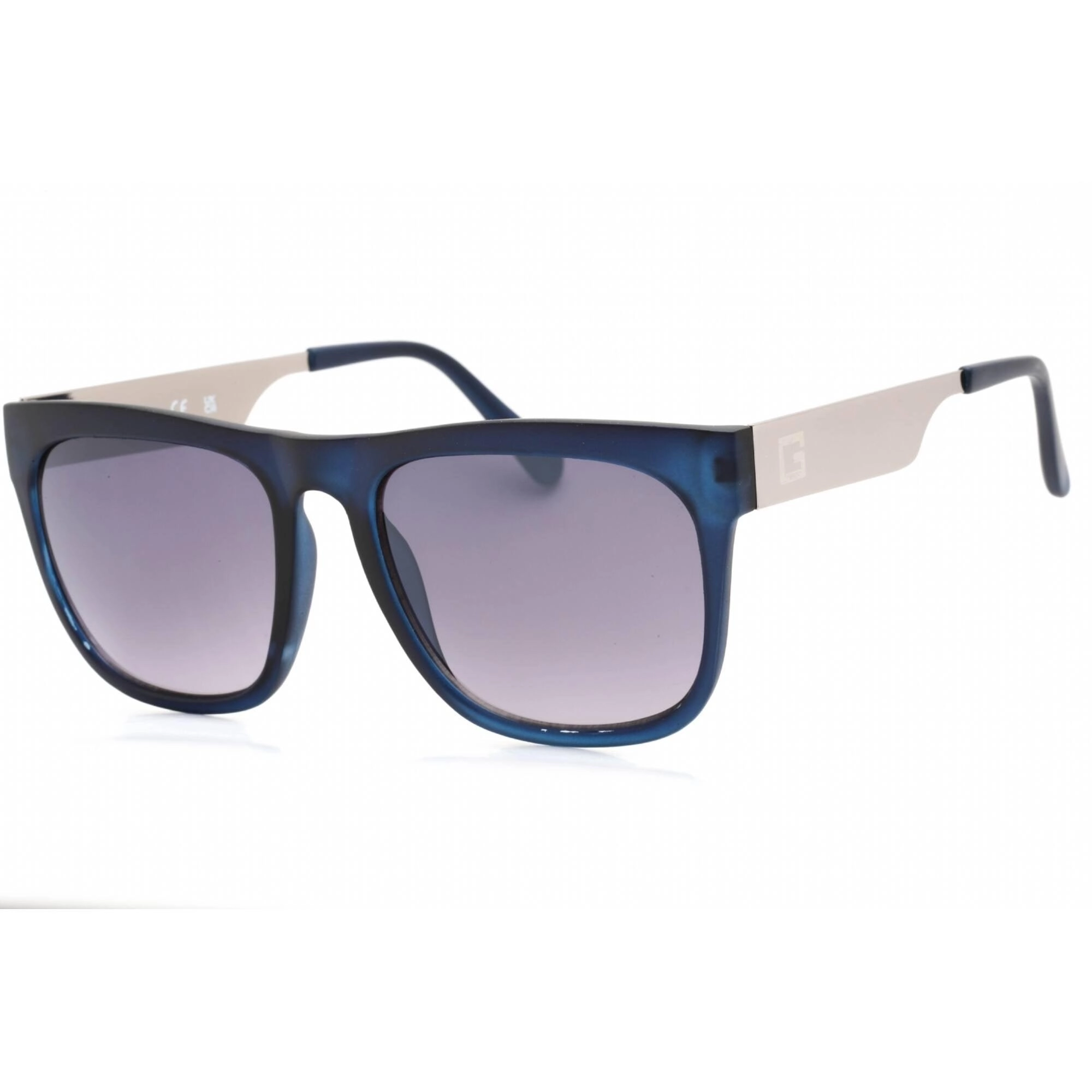 Guess Factory Men's Sunglasses - Blue Rectangular Plastic Frame Blue Lens | GF0188 91B