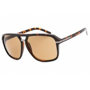 Guess Factory Men's Sunglasses - Dark Havana Full Rim Aviator Metal Frame | GF0258 52E