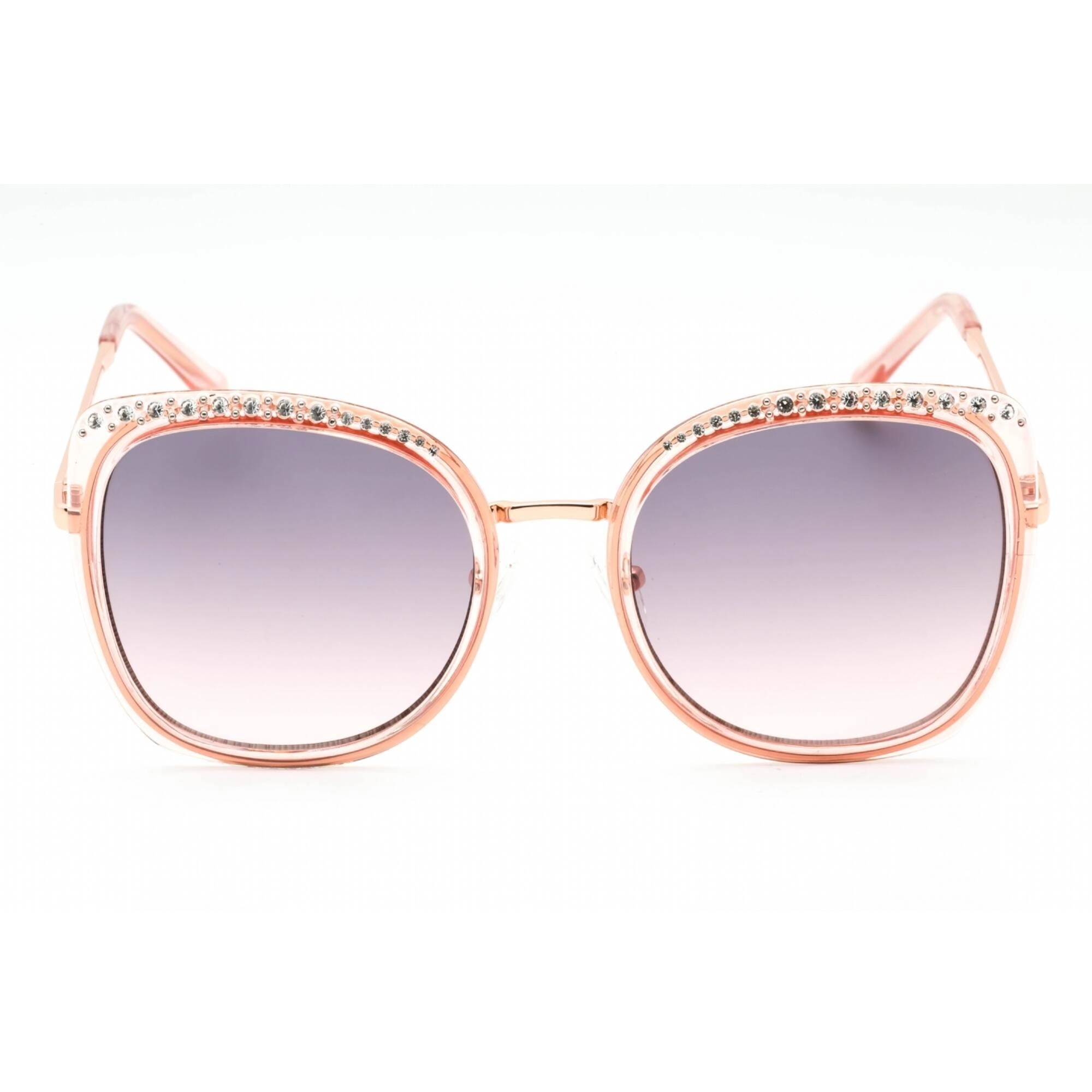 Guess Factory Women's Sunglasses - Gradient Bordeaux Lens Metal Frame | GF0381 72T