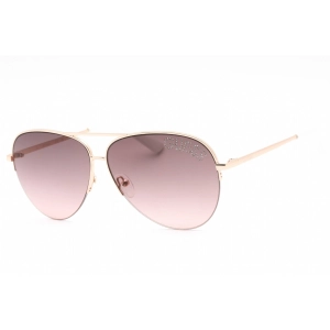 Guess Factory Women's Sunglasses - Shiny Rose Gold Metal Frame | GF6126 28T