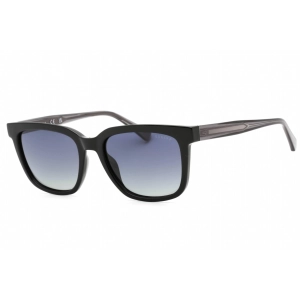 Guess Men's Sunglasses - Smoke Polarized Lens Shiny Black Square Frame | GU00050 01D
