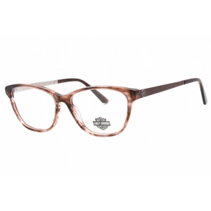 Harley Davidson Women's Eyeglasses - Shiny Violet Plastic Cat Eye Frame | HD0571 081