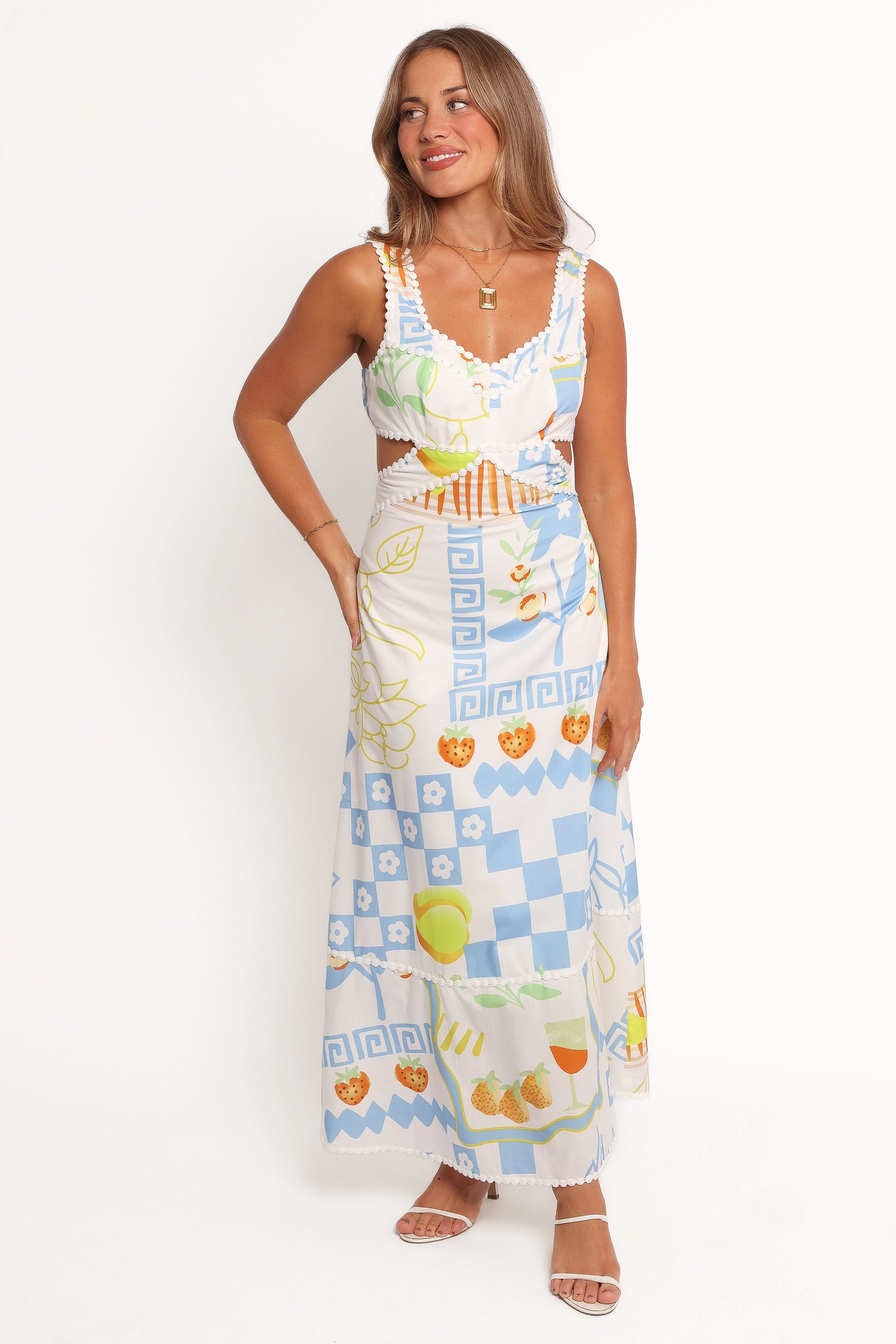 Janina Maxi Dress - Multi Print