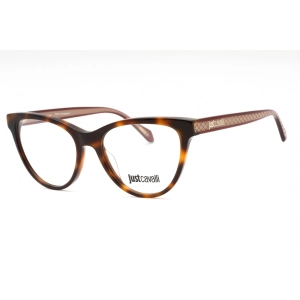 Just Cavalli Women's Eyeglasses - Brown Tortoise Plastic Cat Eye Frame | VJC009 09AJ
