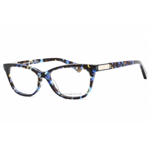 Kate Spade Women's Eyeglasses - Blue Havana Rectangular Shape Frame | Amelinda 0JBW 00