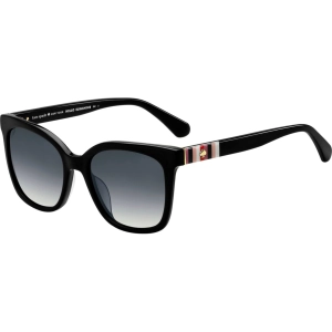 Kate Spade Women's Sunglasses - Black Acetate Full Rim Square Frame | KIYA/S 0807/9O