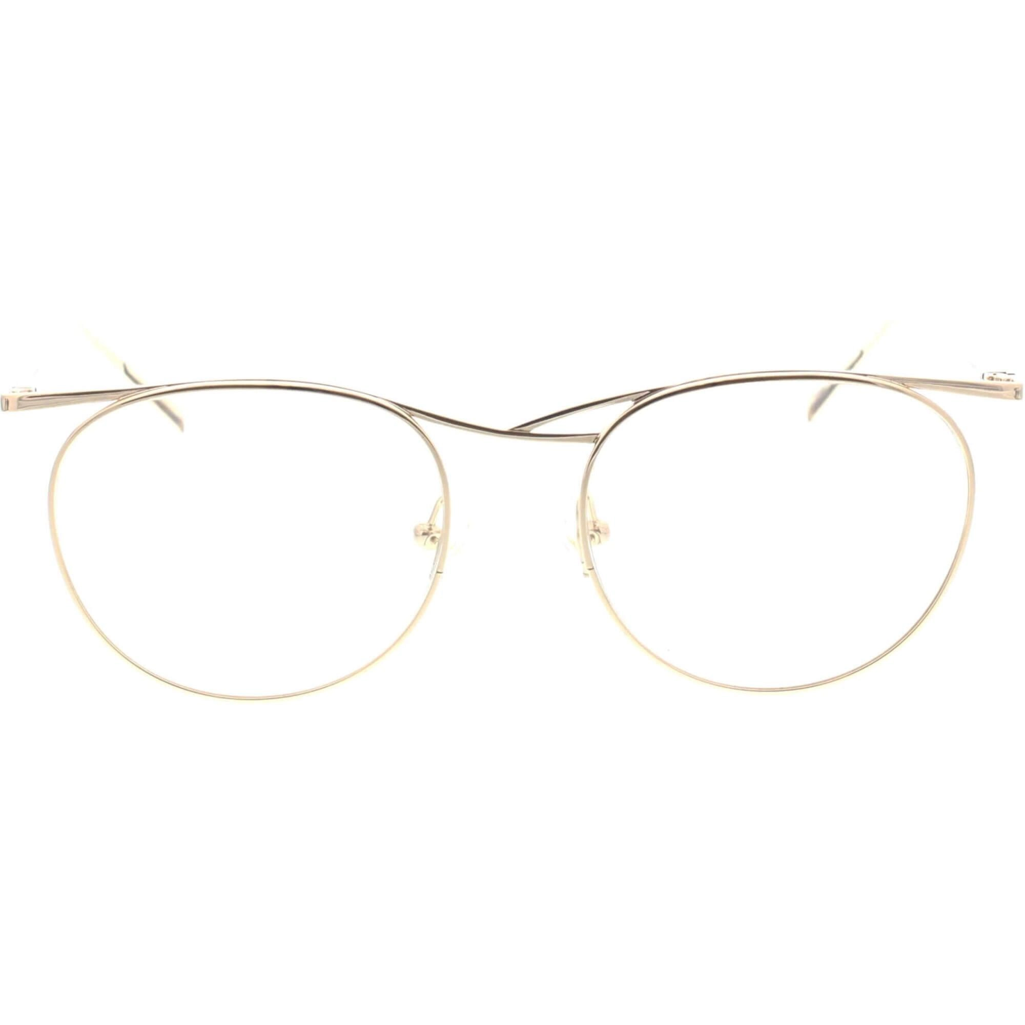 Kendall   Kylie Women's Eyeglasses - Shiny Gold Metal Frame Demo Lens | KKO194 ALI 719