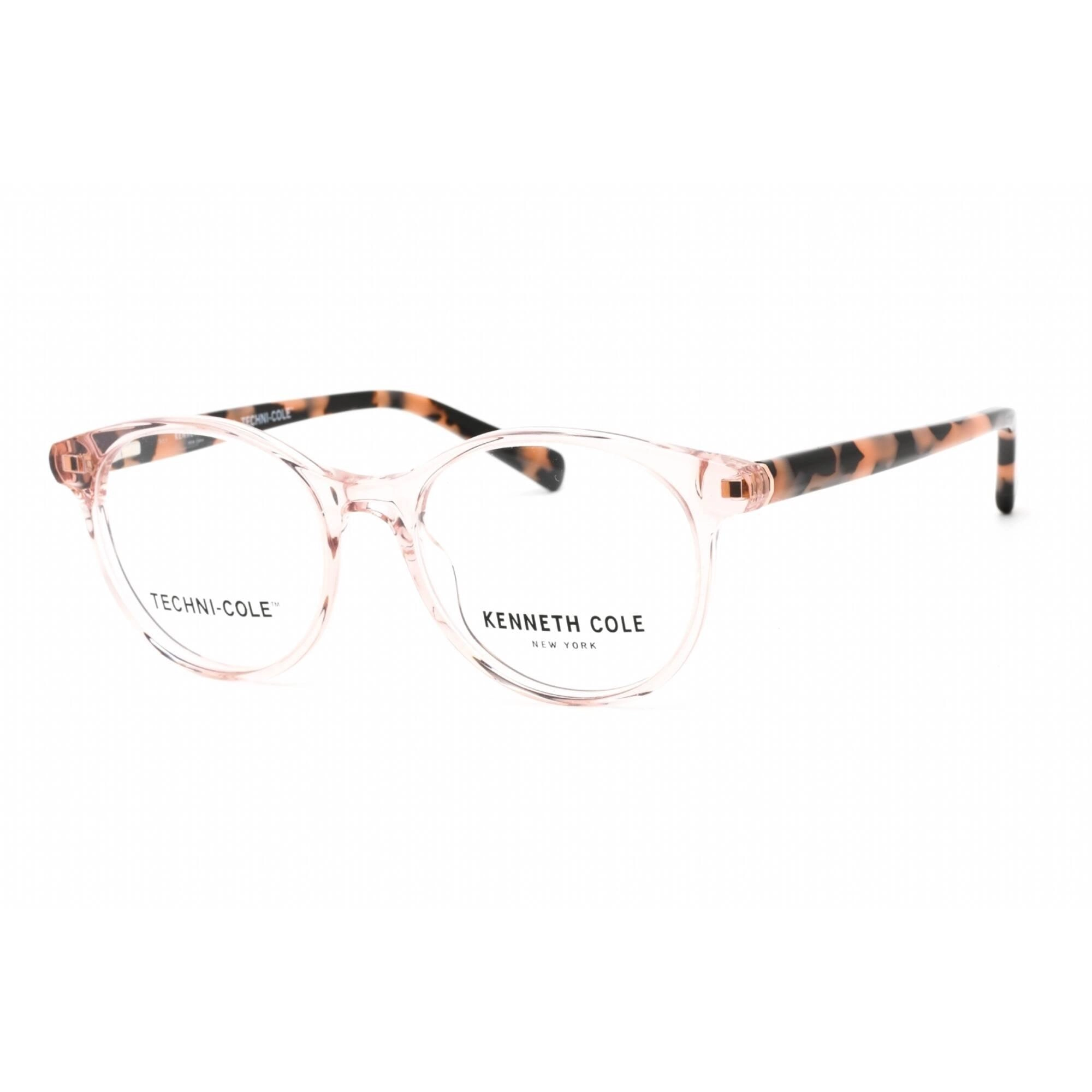 Kenneth Cole New York Women's Eyeglasses - Shiny Pink Plastic Round Frame | KC0325 072