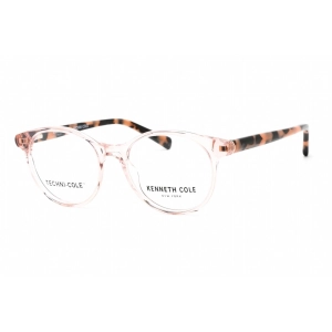 Kenneth Cole New York Women's Eyeglasses - Shiny Pink Plastic Round Frame | KC0325 072