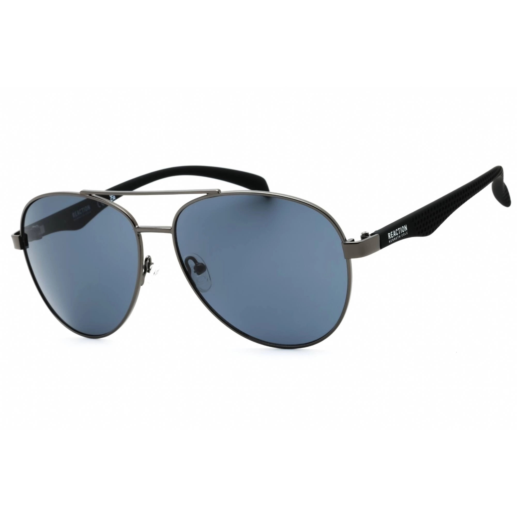 Kenneth Cole Reaction Men's Sunglasses - Shiny Gunmetal Frame Smoke Lens | KC1318 08A