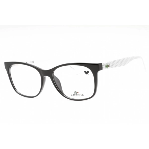 Lacoste Women's Eyeglasses - Black Plastic Rectangular Full Rim Frame | L2767 001