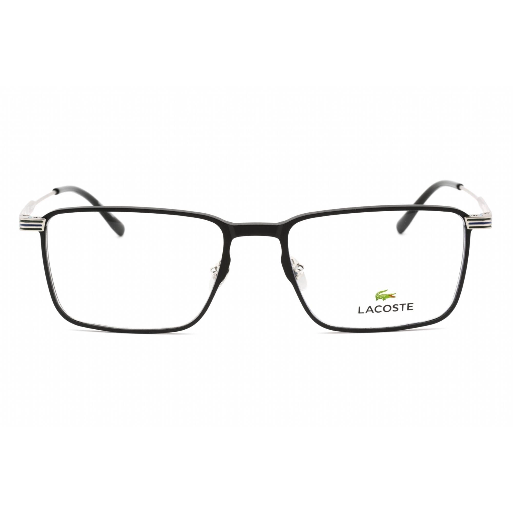 Lacoste Women's Eyeglasses - Matte Black Rectangular Shape Metal Frame | L2285E 002